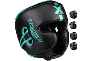 XN8 SPORTS XN8 Boxing Headguard for MMA Training Sparring, Head Guards for Cheeks, Forehead, Full Face and Ear Protection, Muay Thai, Karate, Taekwondo, Kickboxing Head Guards Helmet with Padded Cheek, Chin