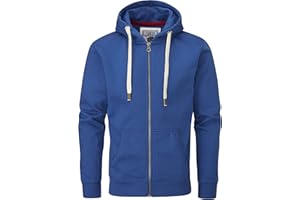 Charles Wilson Felpa Original da Uomo con Cappuccio in Misto Cotone con Zip