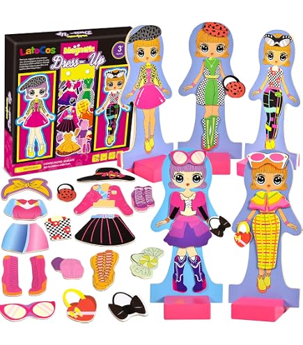 Petit Collage | Magnetic Game | Dressing Up Fairy Tale Friends :  Amazon.co.uk: Toys & Games