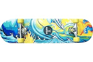 Ridge Skateboards - 32" x 8" cóncavo - Tabla completa de skate de surf
