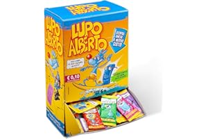 Gelco Lupo Alberto Caramelle Gommose Box da 200 Pezzi, Gusti Assortiti di Frutti, Caramella Incartata Singolarmente, Ideale per Feste per Bambini