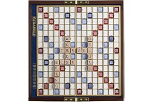 WINNING SOLUTIONS WS Game Company Scrabble Deluxe Travel Edition - Word Game, Alphabet Theme, 2-4 Players, Ages 8+