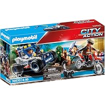 PLAYMOBIL City Action 70570, Quad della Polizia con Ladro, dai 4 ...