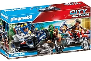 PLAYMOBIL City Action 70570 Policyjny samochód terenowy: Pościg za złodziejem skarbu, od 4 lat