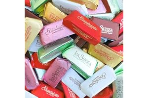 Gianduiotti Assortiti La Suissa Kg 1 - Il famoso Gianduiotto rivisitato nelle versioni: Pistacchio, Bianco, Caffè, Fondente e Classico - Senza Glutine