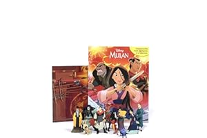Phidal Mulan: con un Libro ilustrado, 10 Figuras y una Alfombra de Juego
