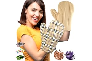 Feel Recovery Set 2 Manoplas: Guantes Artritis para Calentar en Microondas (Talla Única) - Mitones de Semillas Artrosis Reumatoide y Túnel Carpiano con Tela de Algodón 100% y Olor a Lavanda (Oxford)
