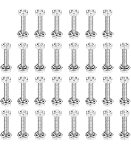 Boulons à embase Boulons M6x16mm acier Inox 304 Tête Hex métrique 20pcs vis emba