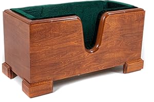 GEWA Cello Stand Wood - For All Cello Sizes - Velvet Lining - With Cutouts for Endpin and Bow