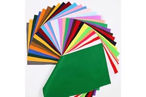 MONDO TESSUTI Feltro in Fogli Pacco Colori Assortiti 30 pezzi - 60 Colori Feltro 21 * 30 cm Pannolenci DIY Tessuto Altissima Qualità Made In Italy (Pacco 1)