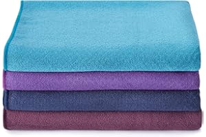 Yogamatters Grippy Yoga Mat Towel, 183cm x 61cm | Non-Slip Hot Yoga Microfiber Towel, Bikram Pilates (Sage)