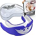 UK Warrior Adults Gum Shield Mouthguard for MMA, Boxing, Rugby, Martial Arts, Karate, Muay Thai, BJJ Mouth Piece Teeth Protector
