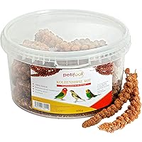petifool Kolbenhirse rot 500g - Einzelfuttermittel für alle Ziervögel - Vogelfutter - 100% Natur