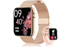 HXQHSTBG Smartwatch Women Men 1.85 Inch HD Touchscreen with Phone Function Fitness Watch Women Fitness Tracker IP67 Waterproof Fitness Watch with Heart Rate Monitor Sleep Monitor Sports Watch for iOS