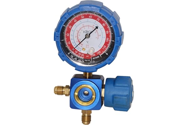 Digital Craft Single 250 PSI Meter Manifold Digital Pressure Gauge Air Conditioner Refrigerant 410 *R22 *R12 * R134 Refrigerant Filling Device