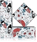 Central 23 Papier D'Emballage Cadeau Sushi Rose - 6 Grandes Feuilles Tendance Pour Filles, Femmes Et Ados - Écologique Et Recyclable