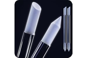 ‎GLADZY Glas Nagelhautschieber Nagelfeile – Manikürestäbchen, Professionelle Präzisionsfeile Hautschieber für Nagelhaut, Schleifoberfläche nutzt sich nie ab, echte tschechische Qualität von Gladzy