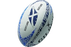 GILBERT Ballon de rugby avec mascotte de l'équipe d'Écosse Flower Of Scotland, 5