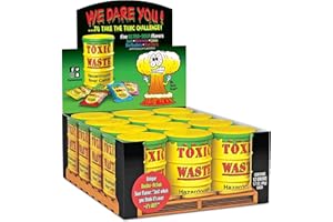 GENERIC Toxic Waste Candy Yellow Drums 12er Pack 42g pro Dose - Apple, Watermelon, Lemon, BlueRaspberry, Black Cherry Original aus USA
