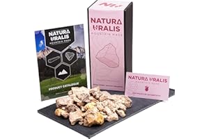 ‎NATURA URALIS Natura Uralis Rosenrosa Tonerde | 500g Natürliche Rosentonerde, Cremeweiß Bis Pastellrosa - Erstaunlicher Crunch, Befriedigende Erdige, Samtige Und Feste Textur, ASMR-Erlebnis