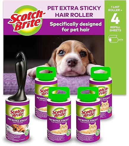 Navulling voor de Scotch-Brite™ Pet Extra Sticky* Extra klevende* roller voor dierenhaar 48 vellen, 1/Verpakking | 3M Nederland