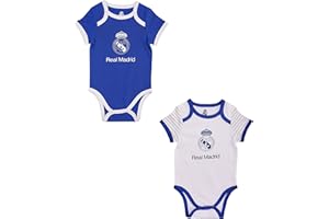 REAL MADRID C.F. Real Madrid Set mit 2 Body Real – offizielle Kollektion für Babys und Jungen
