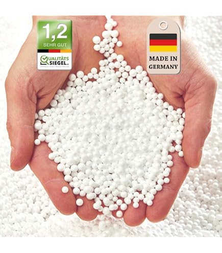 Billes De Polystyrène Rayher 3mm - 50g - Rembourrage Coussin/Pouf - Blanc - Lavable