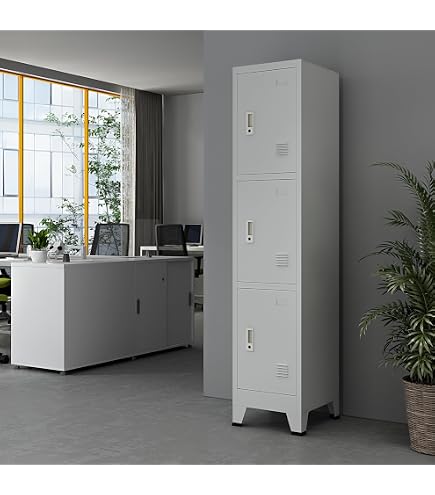 Casier Vestiaire Métallique Simon Rack – 1 Compartiment, Serrure à Clé, 575x400x500 Mm - 2