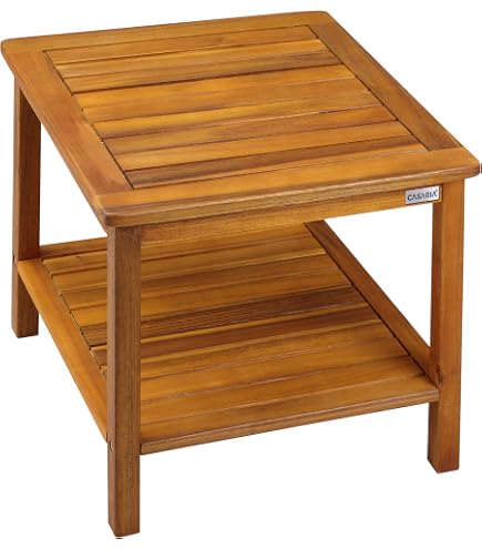 Hovothy Plateau De Table 160x50x4 Cm - Chêne Massif Vernis, Plateau Jardin Ou Intérieur Robuste