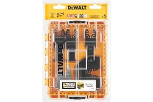 DEWALT 5-częściowy zestaw akcesoriów wielofunkcyjnych (z uchwytem Multi-Fit, w średniej walizce TOUGHCASE do praktycznego przechowywania), DT20761-QZ