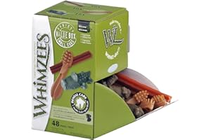Whimzees Variété Traiter Boite - Petit 48 pièces,