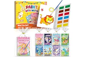 LIKYMO Party Bag Fillers for Kids - Mini Colouring Books for Party Bags, Water Colouring Books Classroom Prizes Birthday Gifts for Girls & Boys Ages 4-9 (16 books)