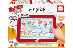 Educa - Touch Junior nauka angielskiego gra edukacyjna dla dzieci, wielokolorowa (15438)