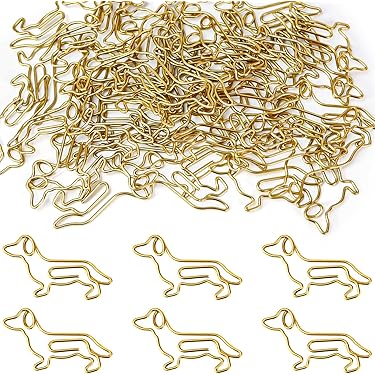 Metalen Bulldog Clips, Binder Clips, Papierklemmen Binder Scharnierclips Foldback Stationaire Bulldog Clips, Bull Clips Groot, Vast type, Binder, Metaalmateriaal (Grootte: 19 mm) (Kleur: Goud (Color