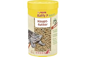 Sera Raffy P Nature Reptile Food 250ml, Yellow Red, 1850, 1.7 Oz/250 ml