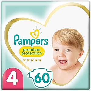 amazon pampers premium protection 4