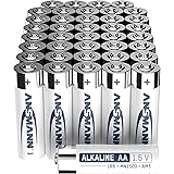 ANSMANN AA LR6 1,5 V alkaliska batterier för köksvågar, fjärrkontroller, tangentbord, klockor, väckarklocka, kontroller, deko