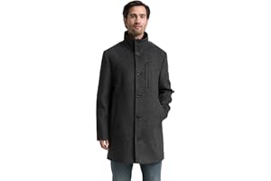 TOM TAILOR Herren 1046983 2-in-1 Wollmantel mit abnehmbarer Innenjacke
