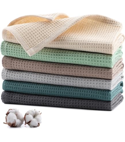 Torchon De Cuisine Pastèque - Doux, Absorbant, Réutilisable - 71,1 X 45,7 Cm - Lot De 1, 4 Ou 6
