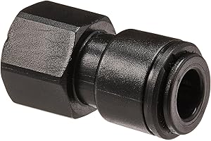 John Guest Raccordo Rapido Metrico Dritto Femmina Filetto da 1/4" e Tubo 8 mm Confezione da 1 pezzo