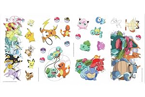 RoomMates RMK4150SCS Pokemon favoritkaraktär Peel and Stick-väggdekaler