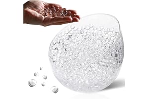 Comforder – Perlas de Agua Transparentes, Cuentas Decorativas Transparentes para Jarrones y Plantas, aproximadamente 100000 Bolas de Gel, Cuentas de Gel (500g)