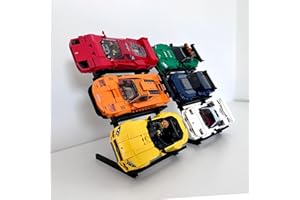 The Good Idea | Présentoir pour voitures LEGO Speed Champions – Support à 60° | Installation sans outils | Peut contenir 6 voitures | Extensible horizontalement