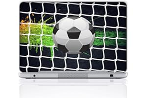 Meffort Inc 11.6 12 Inch Laptop Notebook Skin Sticker Cover Art Decal (Free wrist pad) - Soccer