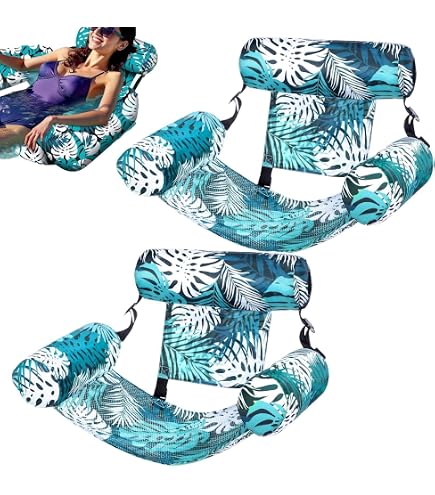 Nouvelle natte gonflable 3 tubes bleu – siège,hamac,lit pliable avec dossierbouée feuille d'érable pour piscine et plage - Jeux - Jouets