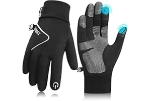 Ruixue Handschuhe Kinder Winter Warme Winterhandschuhe - Kids Anti-Rutsch Winddicht Laufhandschuhe Fahrradhandschuhe Fleece Wasserabweisend, Radhandschuhe Outdoor Sport für 4-12
