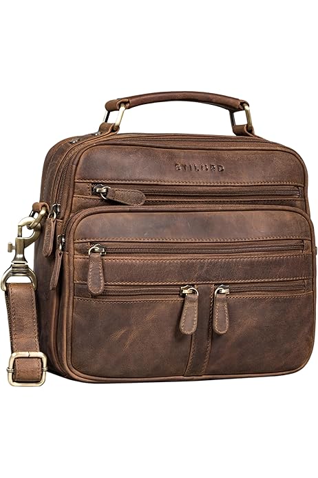 Bandolera/mariconera Bolsa De Hombre Tacto Piel Elegante | Mercado Libre