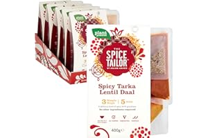 The Spice Tailor - Lentil Daal Cooking Sauce Meal Kit, Spicy Tarka Lentil Daal, Pack of 5, Vegetarian
