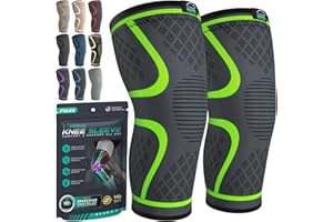 Modvel Knee Braces for Knee Pain Women & Men - 2 Pack Knee Brace for Knee Pain Set, Knee Brace Compression Sleeve, Knee Braces for Knee Pain Meniscus Tear, ACL & Arthritis Pain Relief - Knee Sleeves