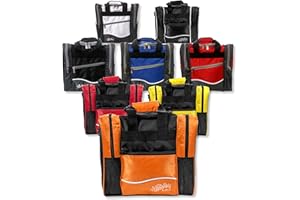 ‎EMAX BOWLING SERVICE GMBH MAXIMIZE YOUR GAME EMAX | Aloha Wave Bowlingball-Tasche | 1-Ball-Bowling-Tasche | Bowlingbag für Ball und Schuhe - Tragbar und schmal | Leichte Bowlingtasche mit Tragegriffen | Tasche für Herren Frauen Kinder